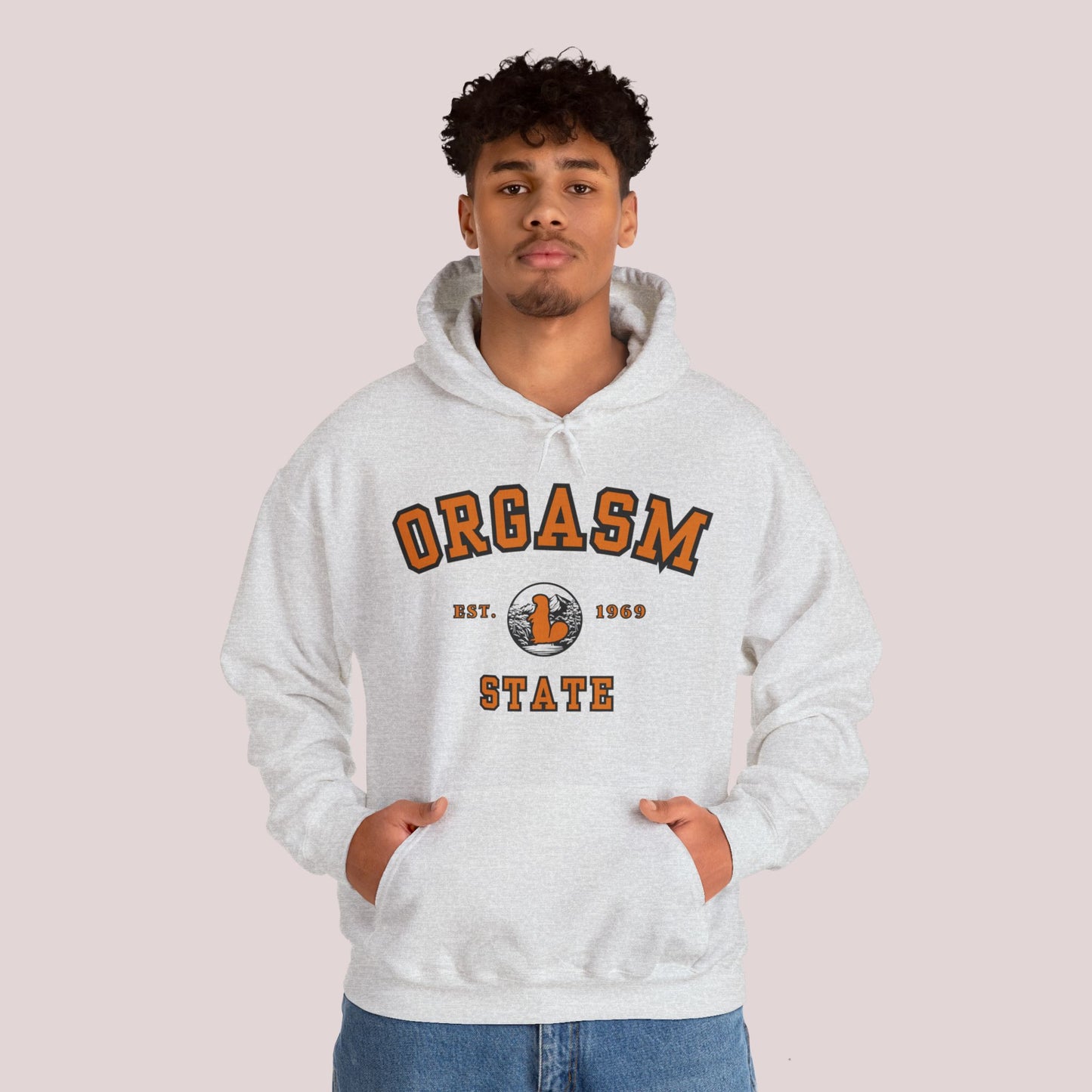 Orgasm State | University Hoodie