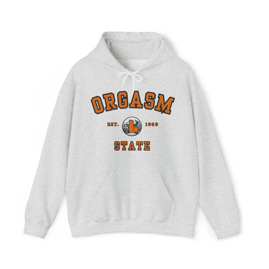 Orgasm State | University Hoodie