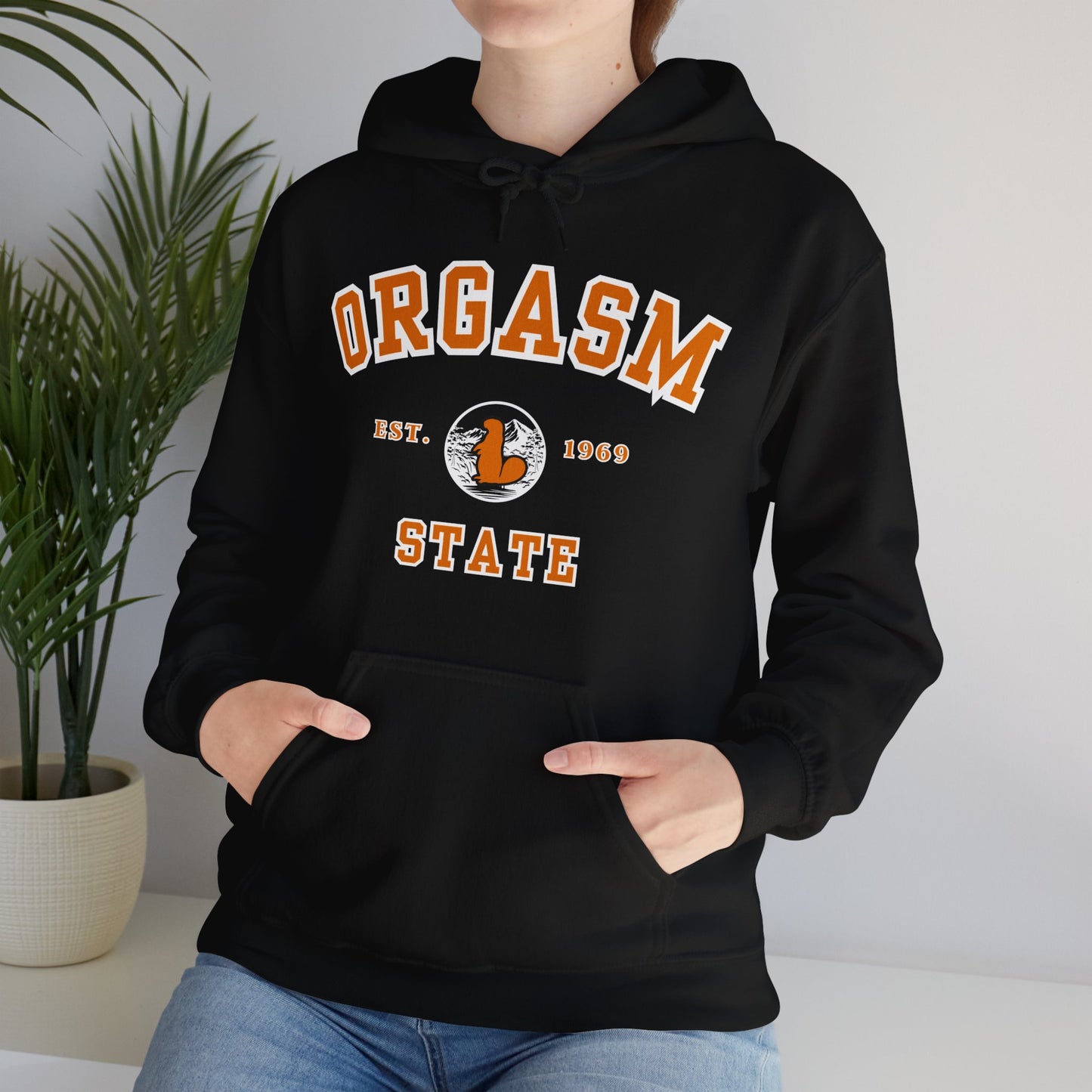 Orgasm State | University Hoodie