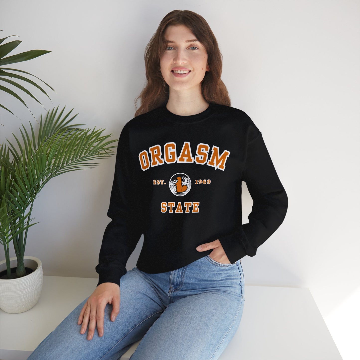 Orgasm State | University Crewneck