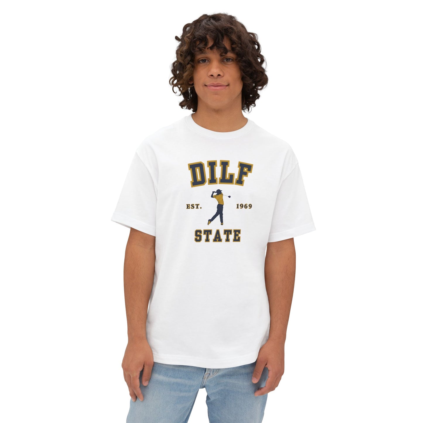 DILF State | University Boxy Tee