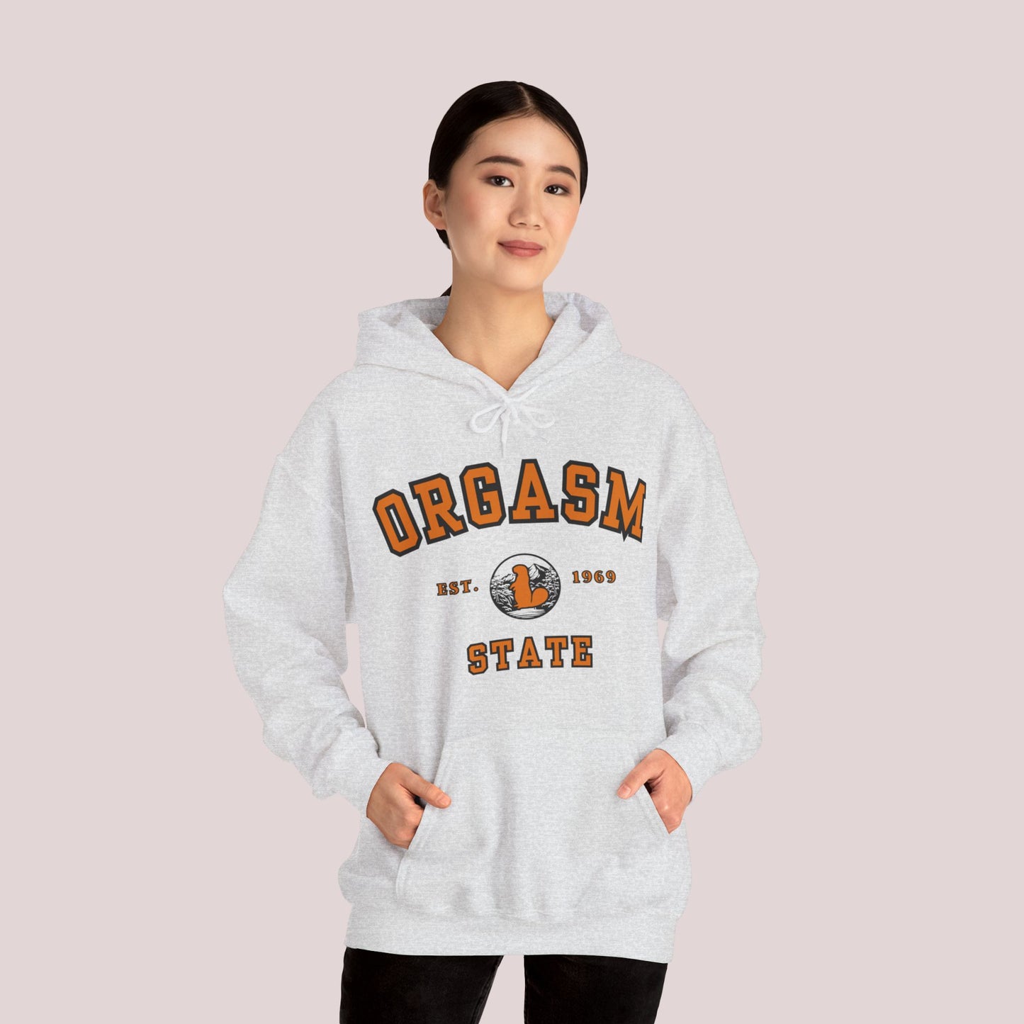 Orgasm State | University Hoodie