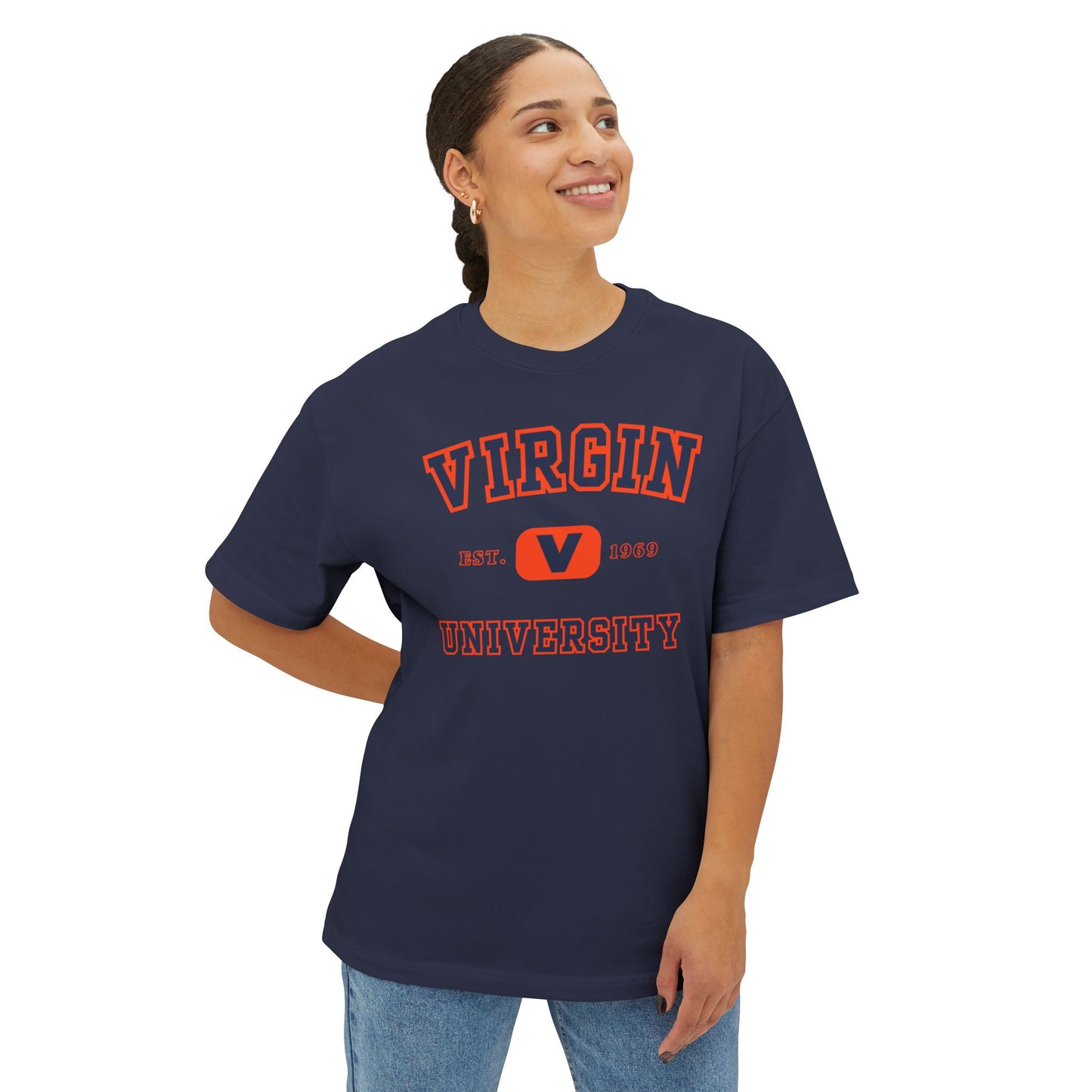 Virgin | University Boxy Tee