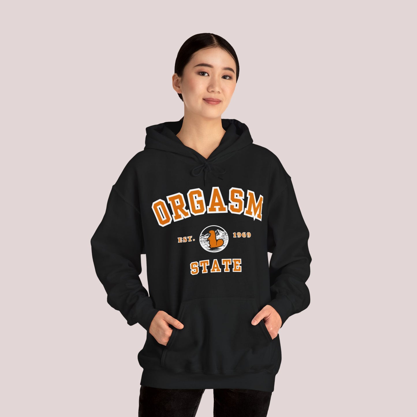 Orgasm State | University Hoodie